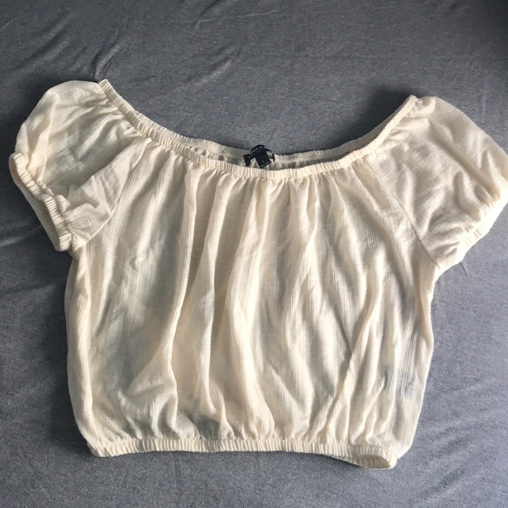 Peasant Style Crop Top